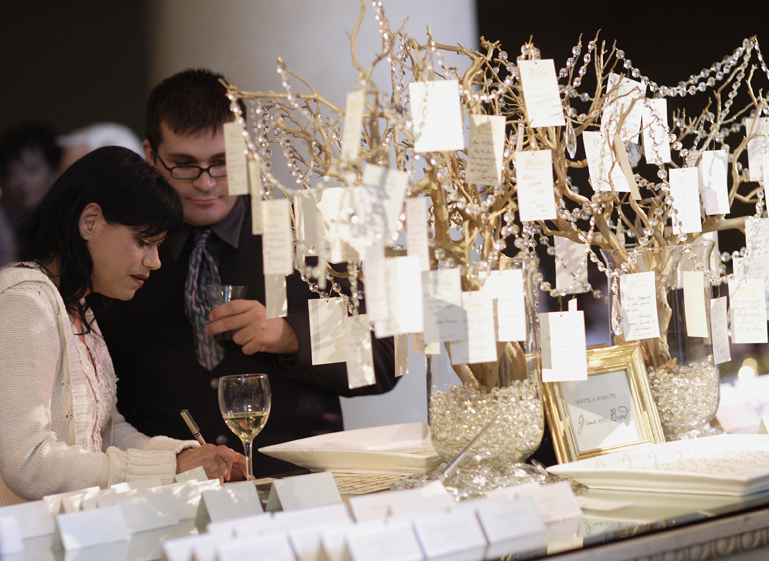 Replace Your Guest Book with a Pretty Wishing Tree