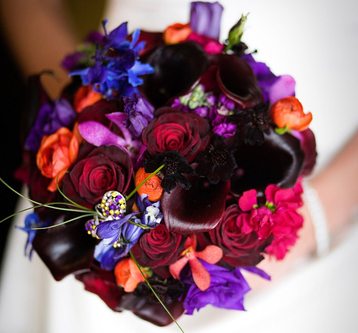 The Dazzling Way Brides Are Blinging Out Their Bouquets