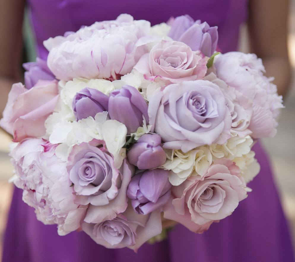 light purple wedding flowers