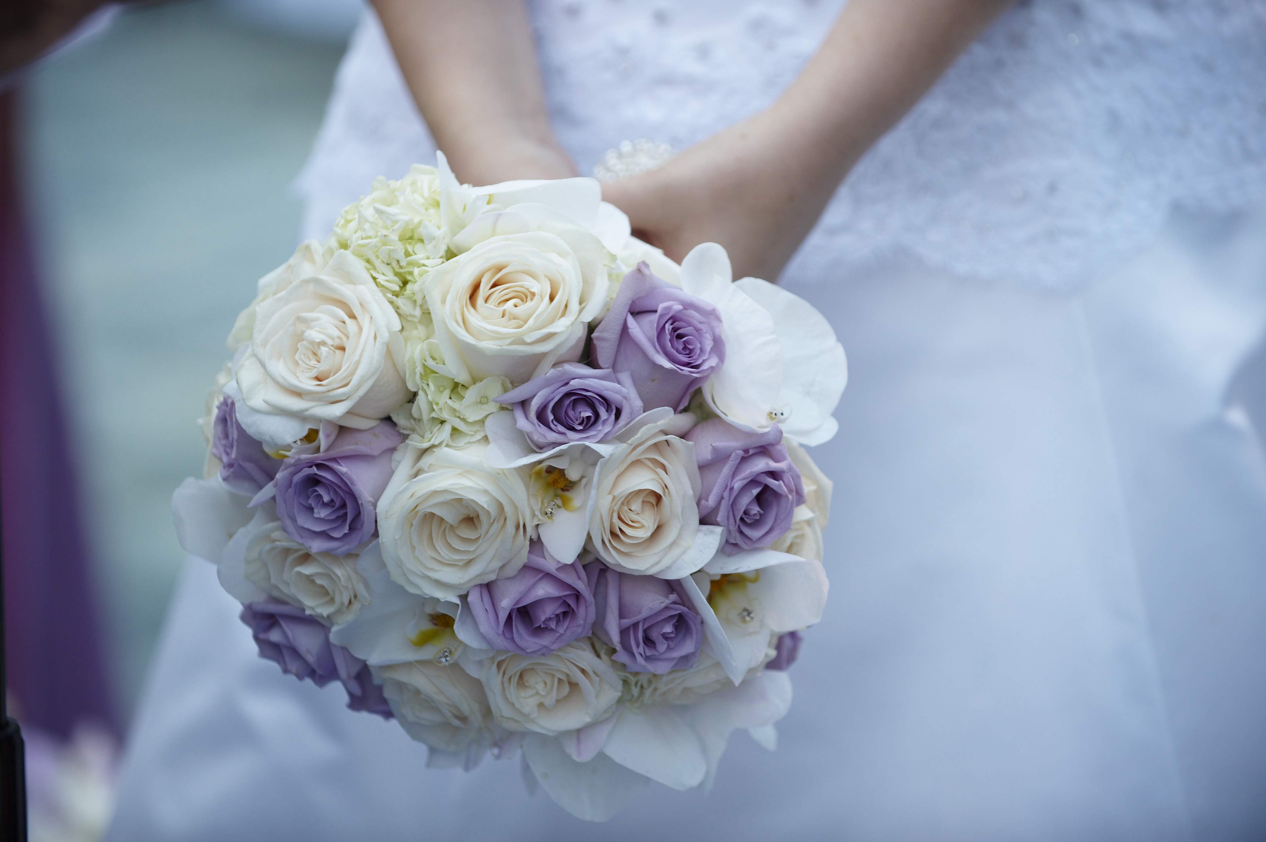 light purple wedding flowers