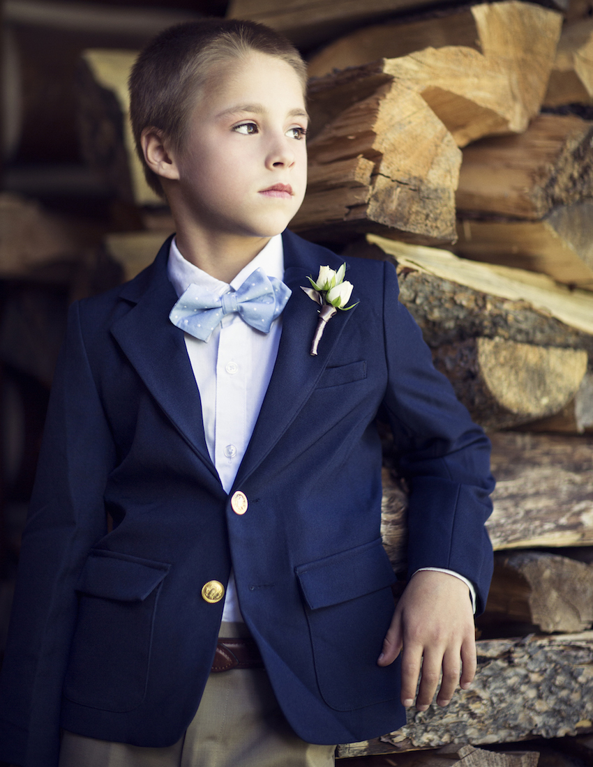 navy blue ring bearer outfit