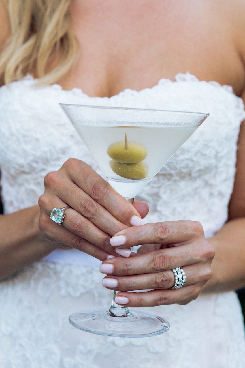 light pink wedding nails