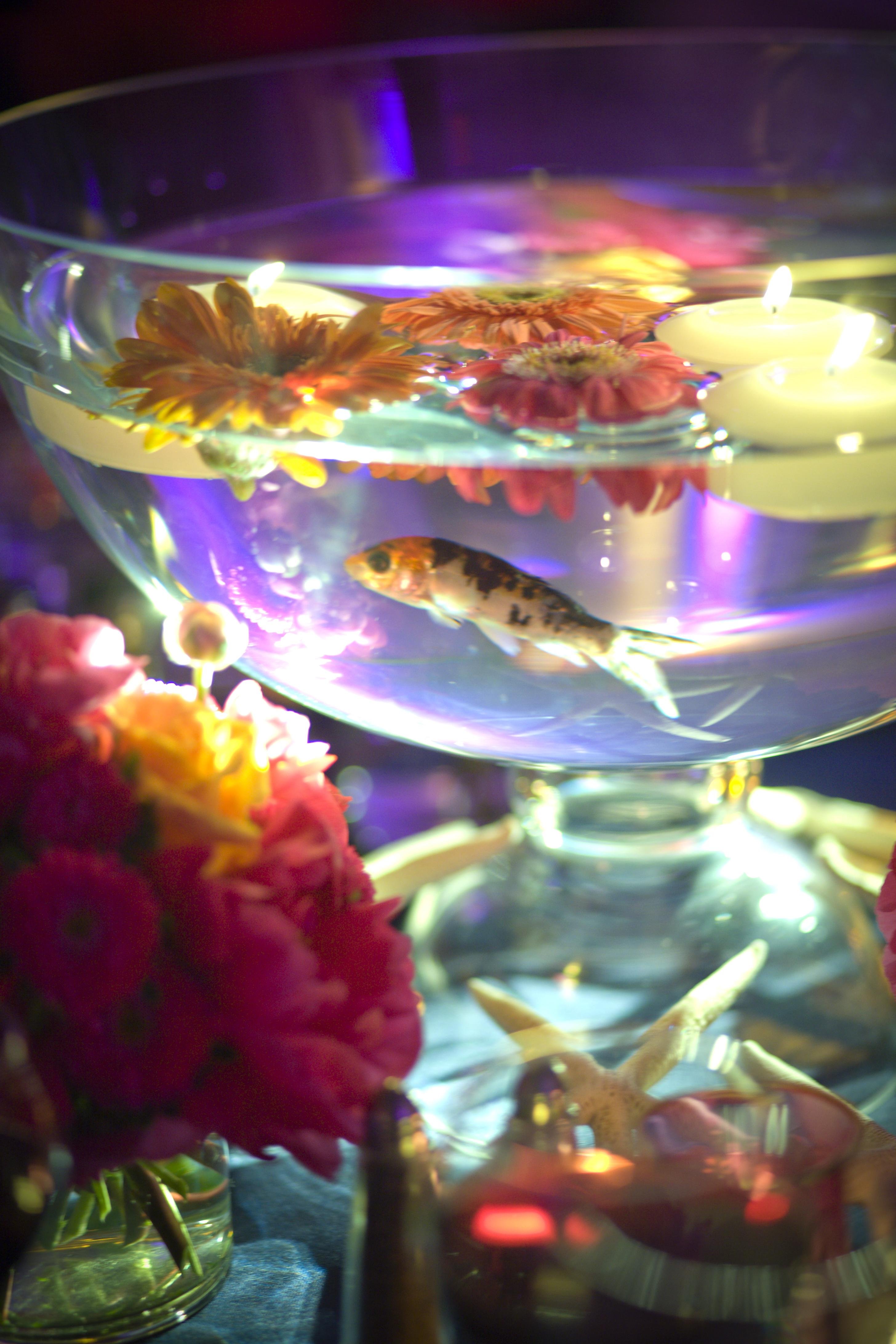 Floating Candle Fish Bowl