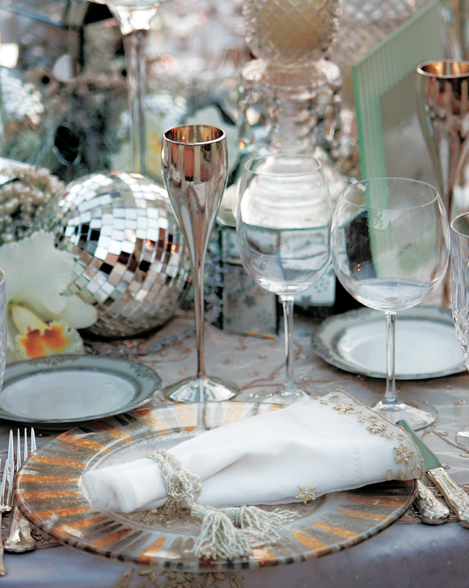 Mirrored Ball Centerpiece