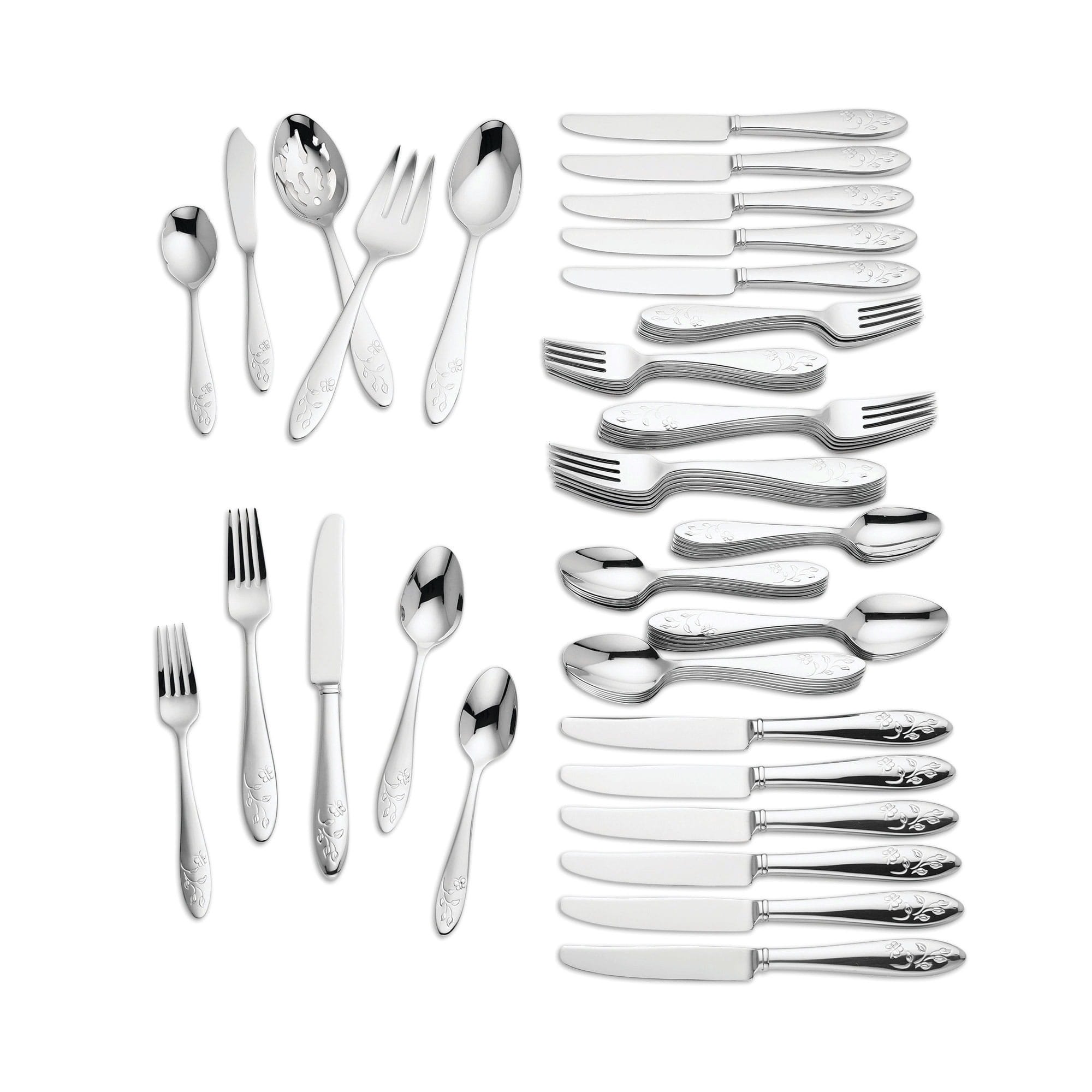 Lenox Butterfly Meadow 65-piece flatware set Bloomingdale’s wedding registry ideas