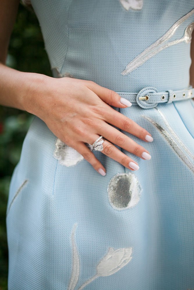 Vintage Wedding Band & Engagement Ring