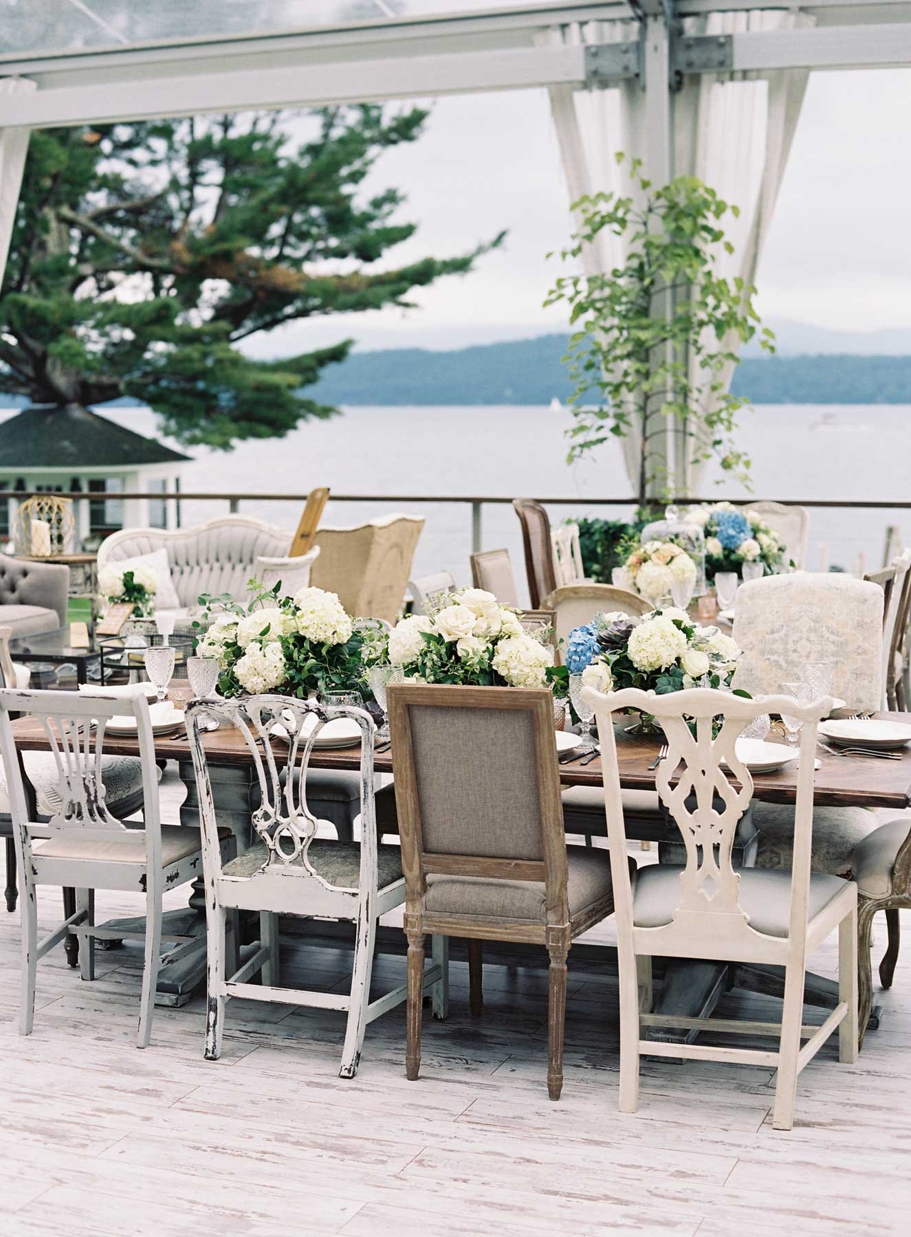 Mismatched Shabby Chic Chairs