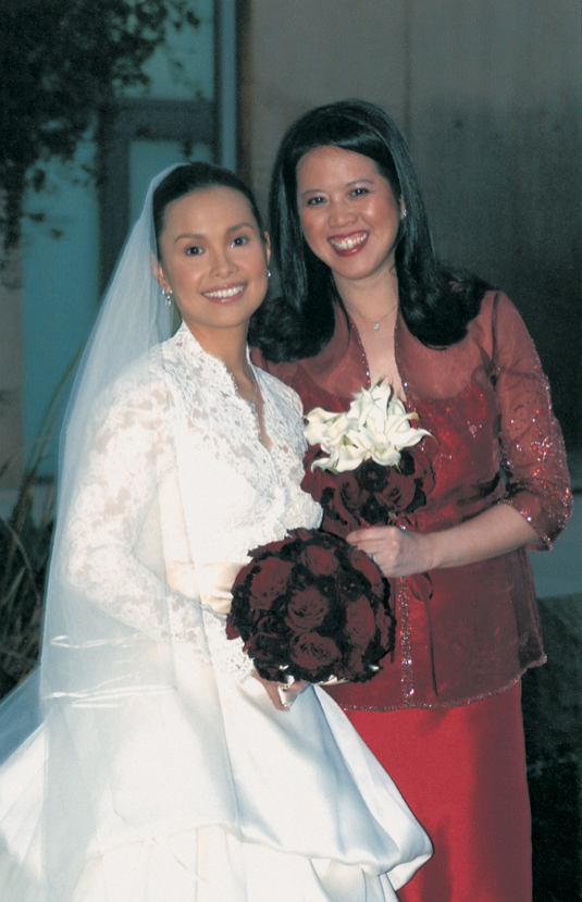 Lea Salonga and Her Bridesmaid