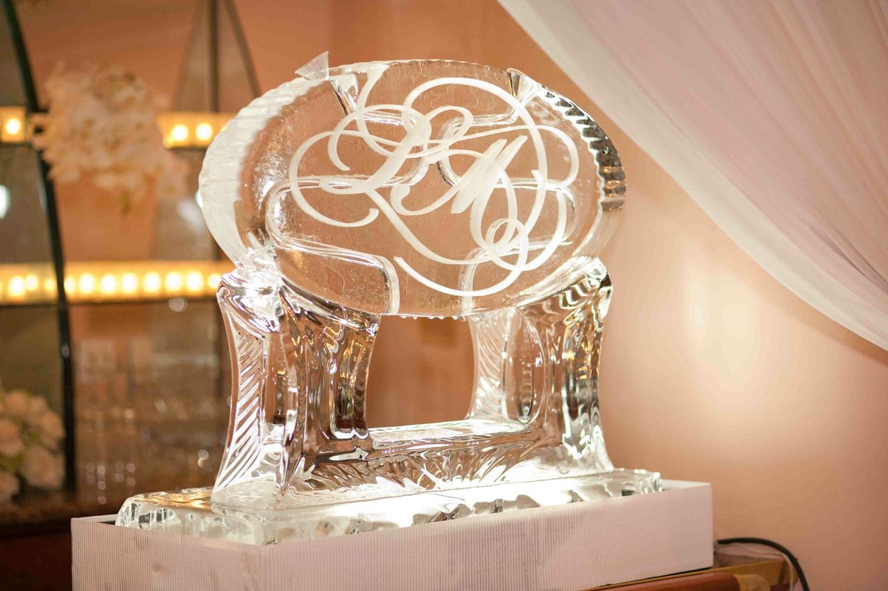 Monogram Ice Sculpture