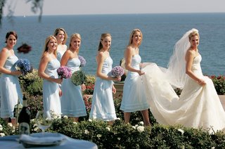 periwinkle bridesmaid