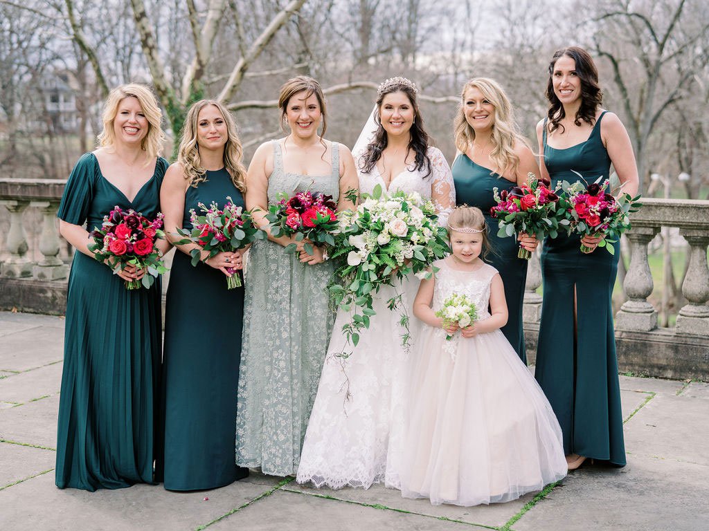 Emerald A Green Bridesmaid Lehenga Sets main image 0