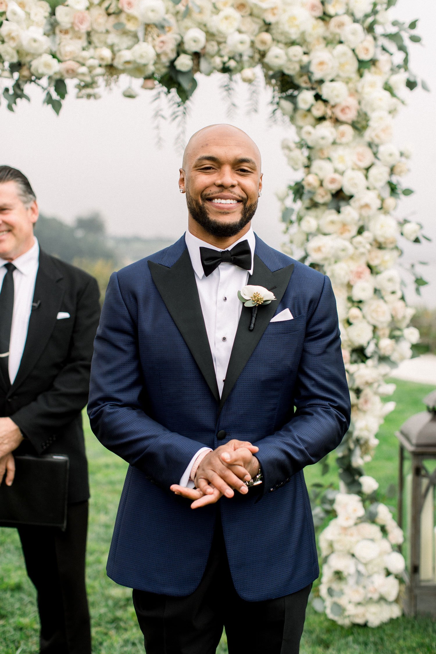 Shane Vereen Looking at Bride