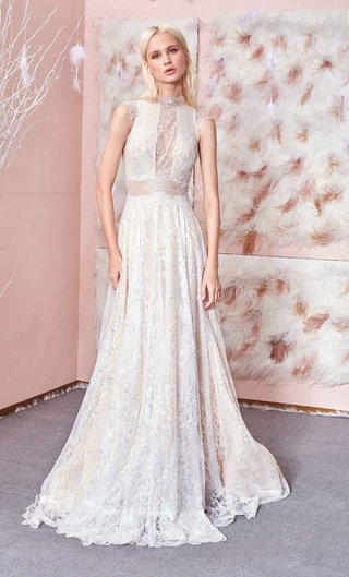 Style 803 by GALA by Galia Lahav gala-no-3-collection-gala-by-galia-lahav-high-neck-wedding-dress-cap-sleeves-sheer-waist-lace