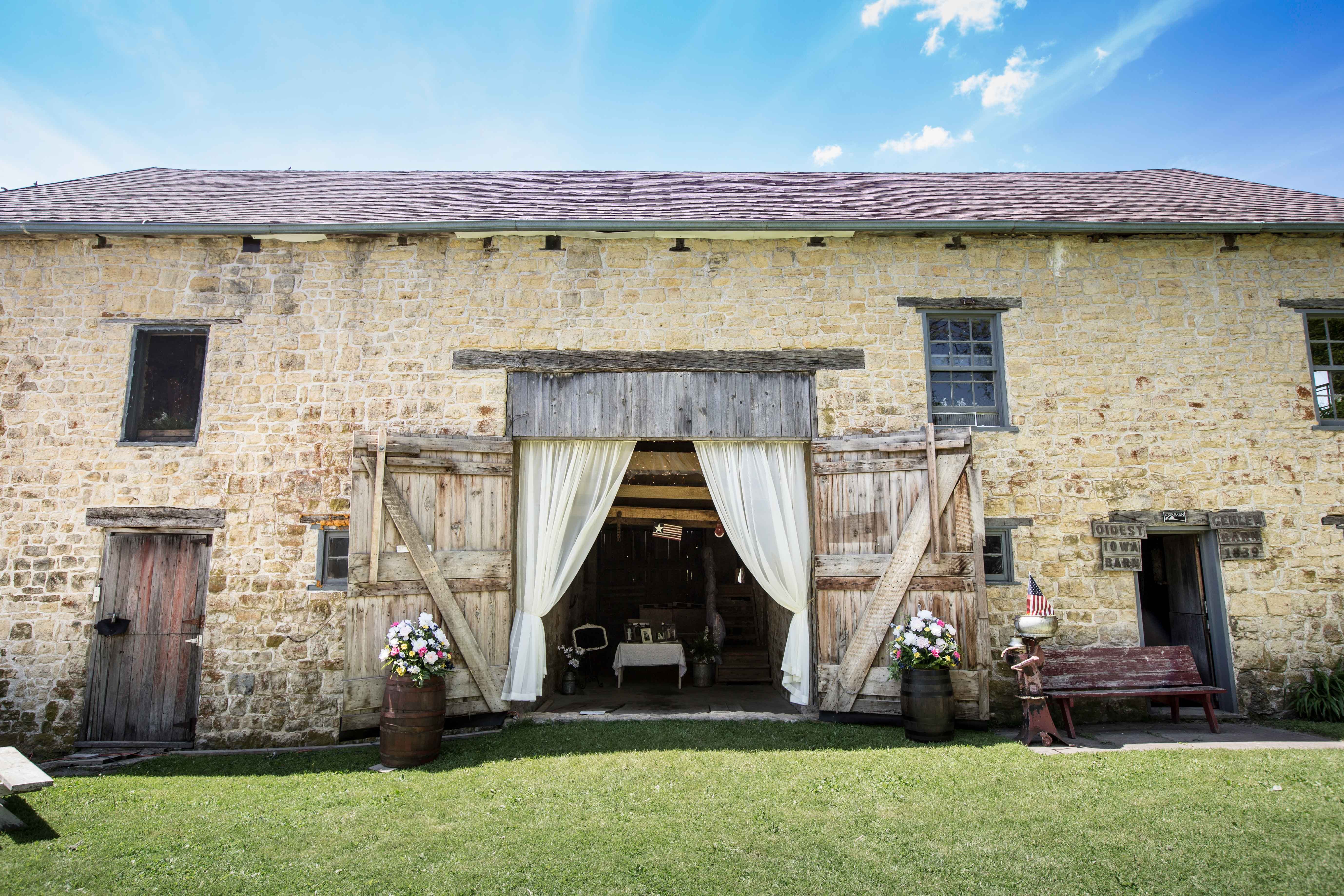 Oldest Barn in Iowa Wedding Venue