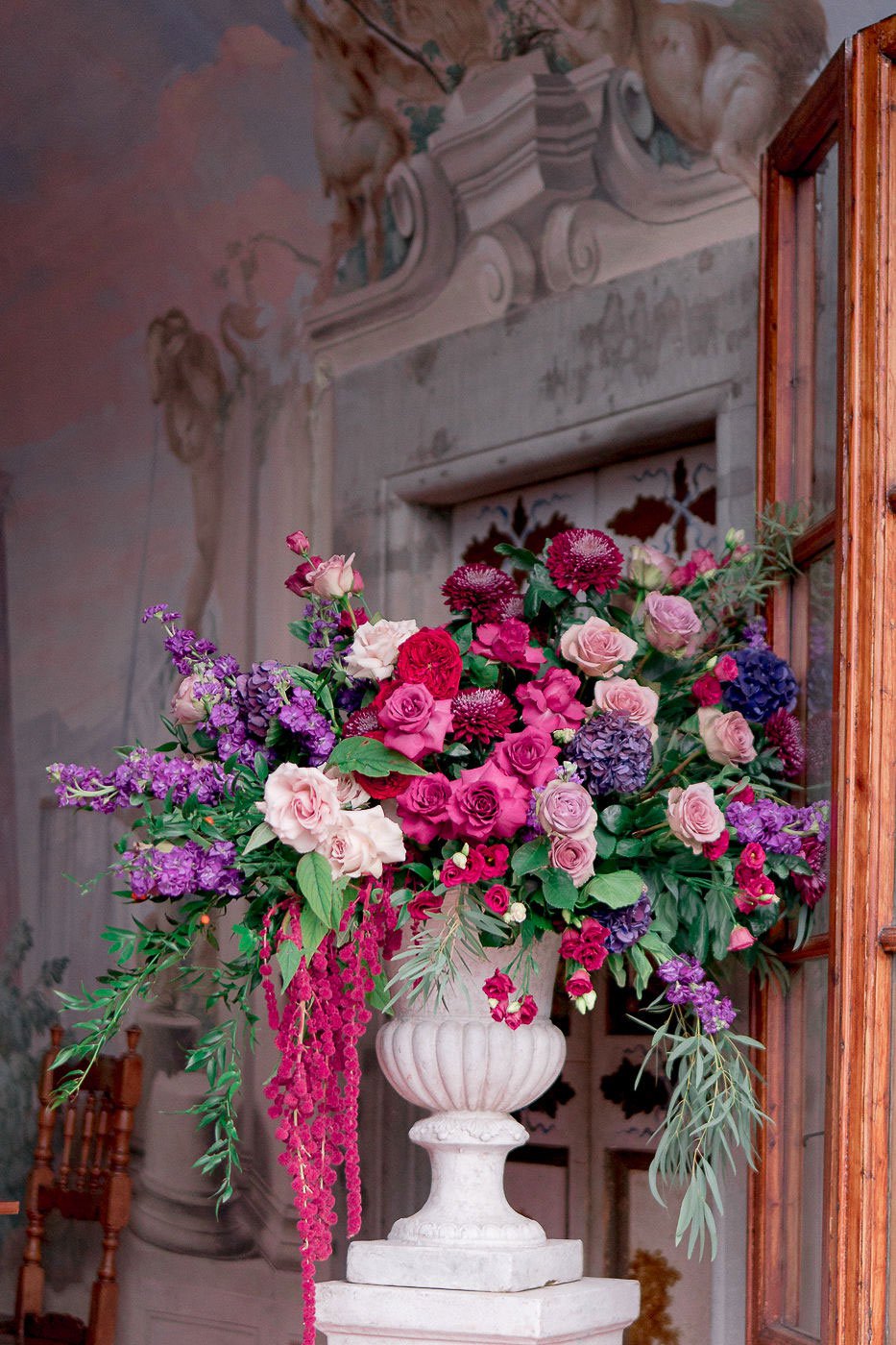 JewelTone Vow Renewal Flower Arrangement