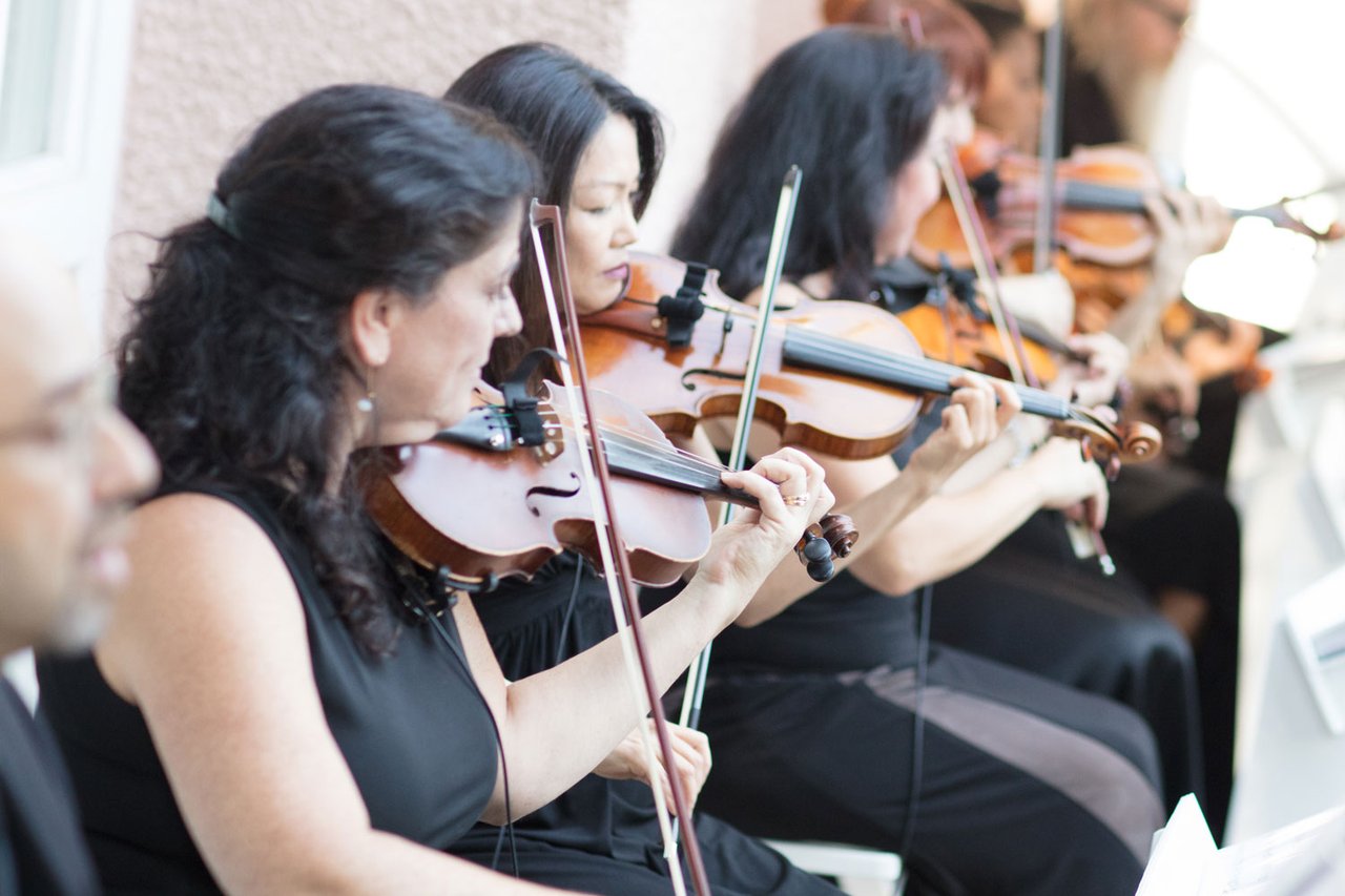 String Musicians at Wedding Ceremony
