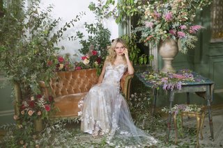 "Asscher" from The Gilded Age claire-pettibone-fall-winter-2016-gold-lace-wedding-dress