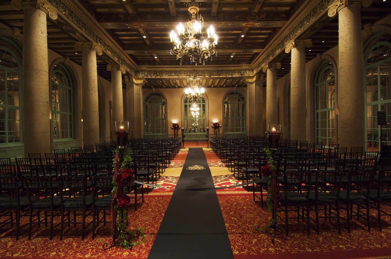 Wedding Ceremony at the Emerald Room of the Millennium Biltmore Hotel