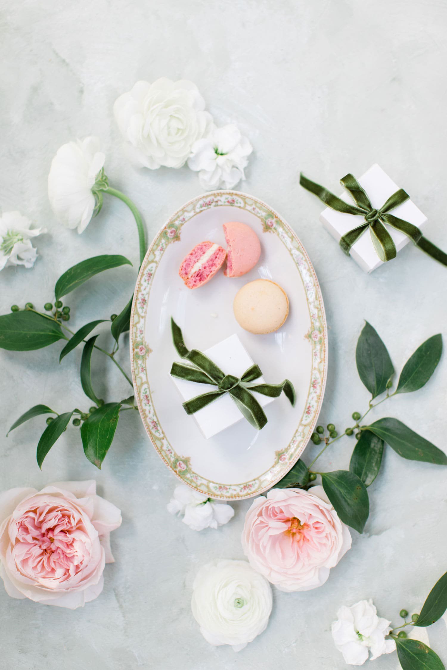 Macaron Wedding Favors in Boxes