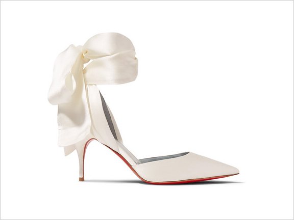 louboutin wedding shoes low heel