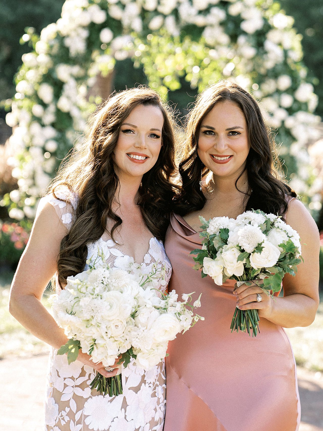 Bride with Sister & Matron of Honor