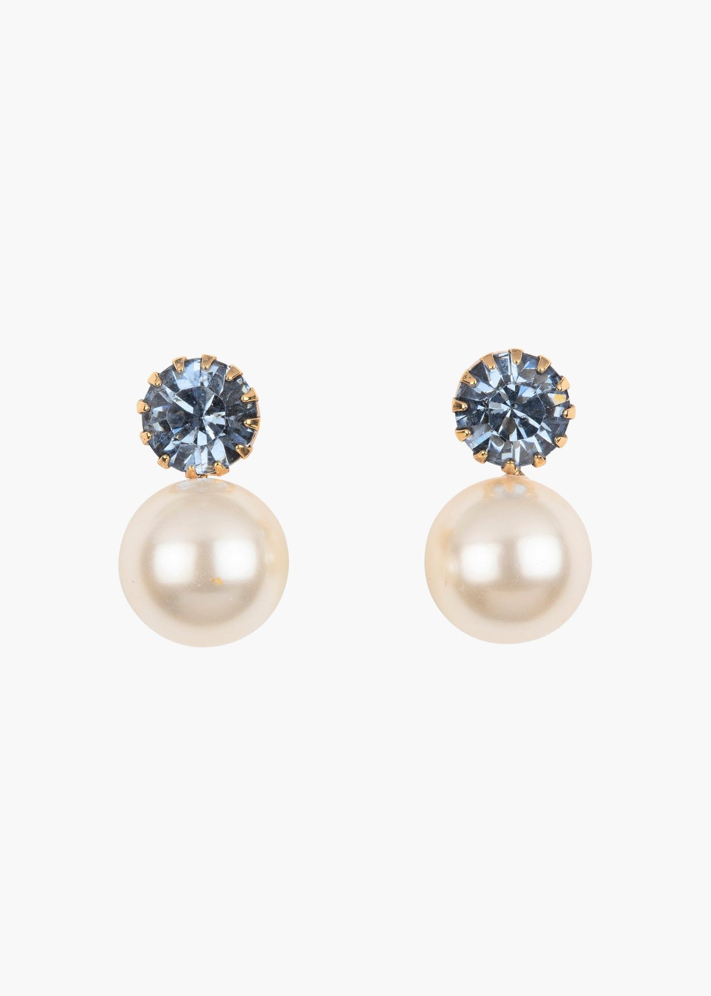 ines blue earrings with diamonds something blue wedding ideas