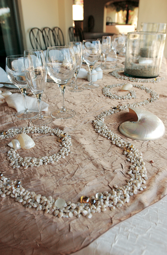 Seashell Table Décor