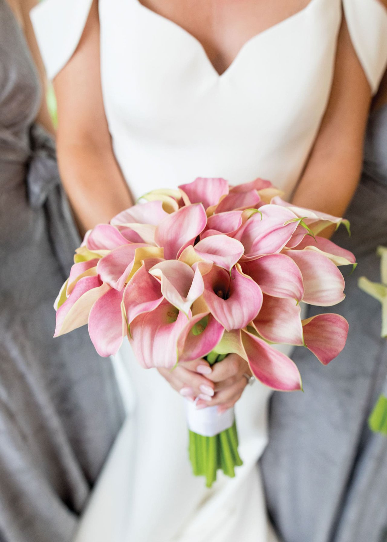 Pink Calla Lily Wedding Bouquet Pink Calla Lily Wedding Bouquet