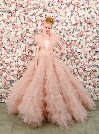 Michael Costello S/S 2018 Look 16 michael-costello-spring-summer-2018-bridal-couture-collection-high-neck-ruffle-ball-gown