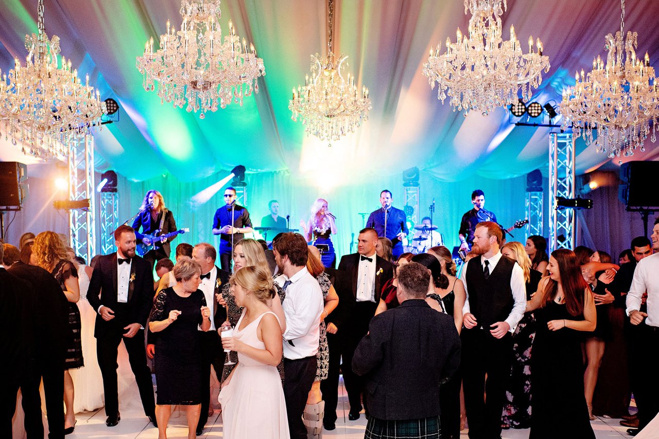 Light Show & Live Band at Wedding