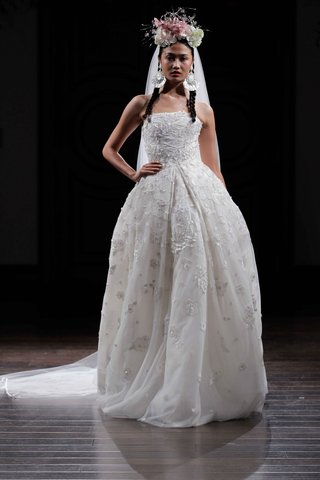 "Morelia" by Naeem Khan strapless-ball-gown-wedding-dress-by-naeem-khan-fall-2016