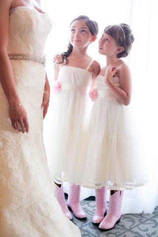 flower girl cowboy boots