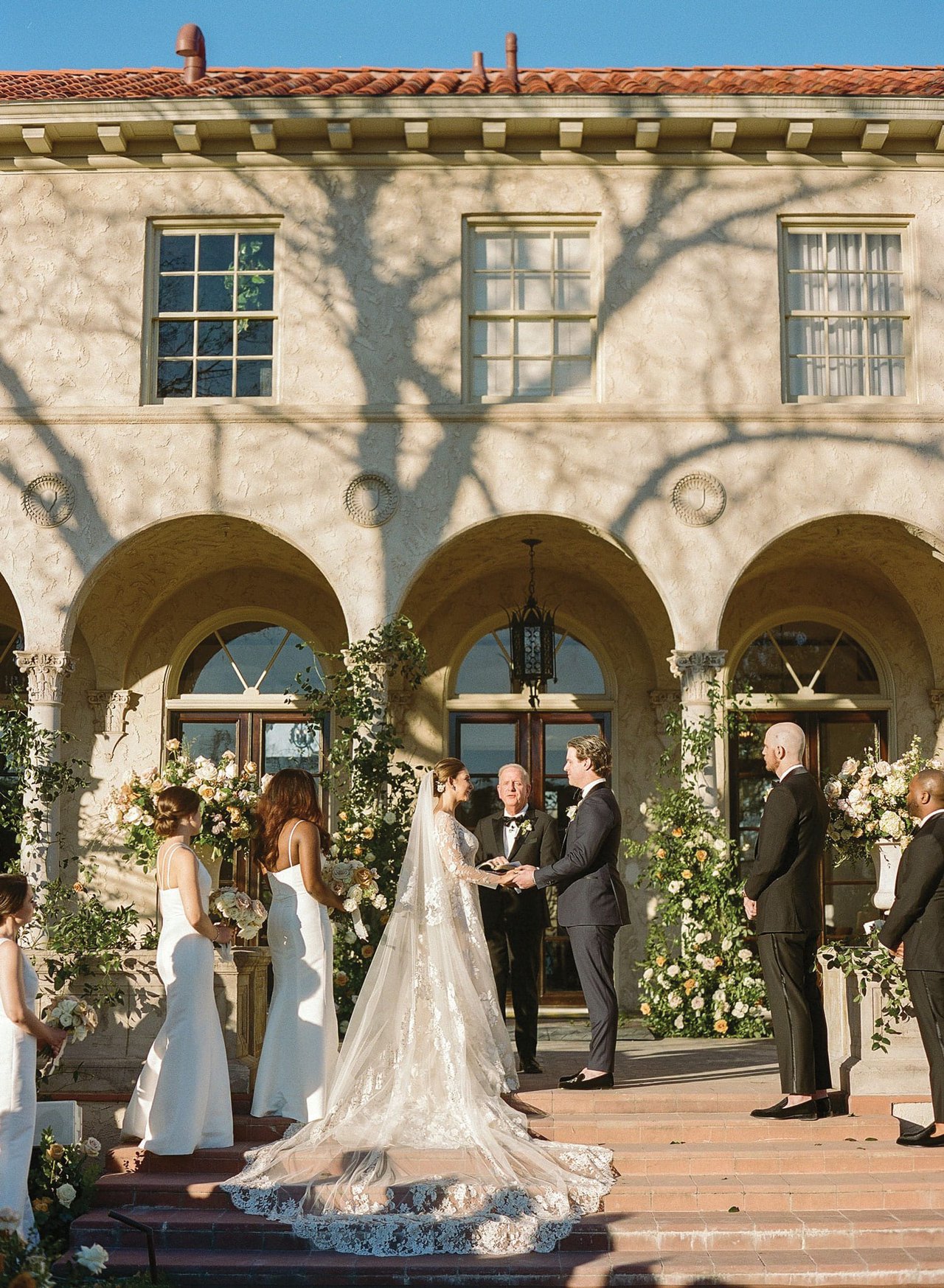 Outdoor Ceremony In Front of Venue