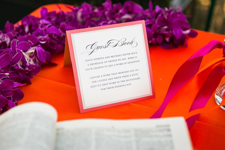 Dictionary Guest Book Idea