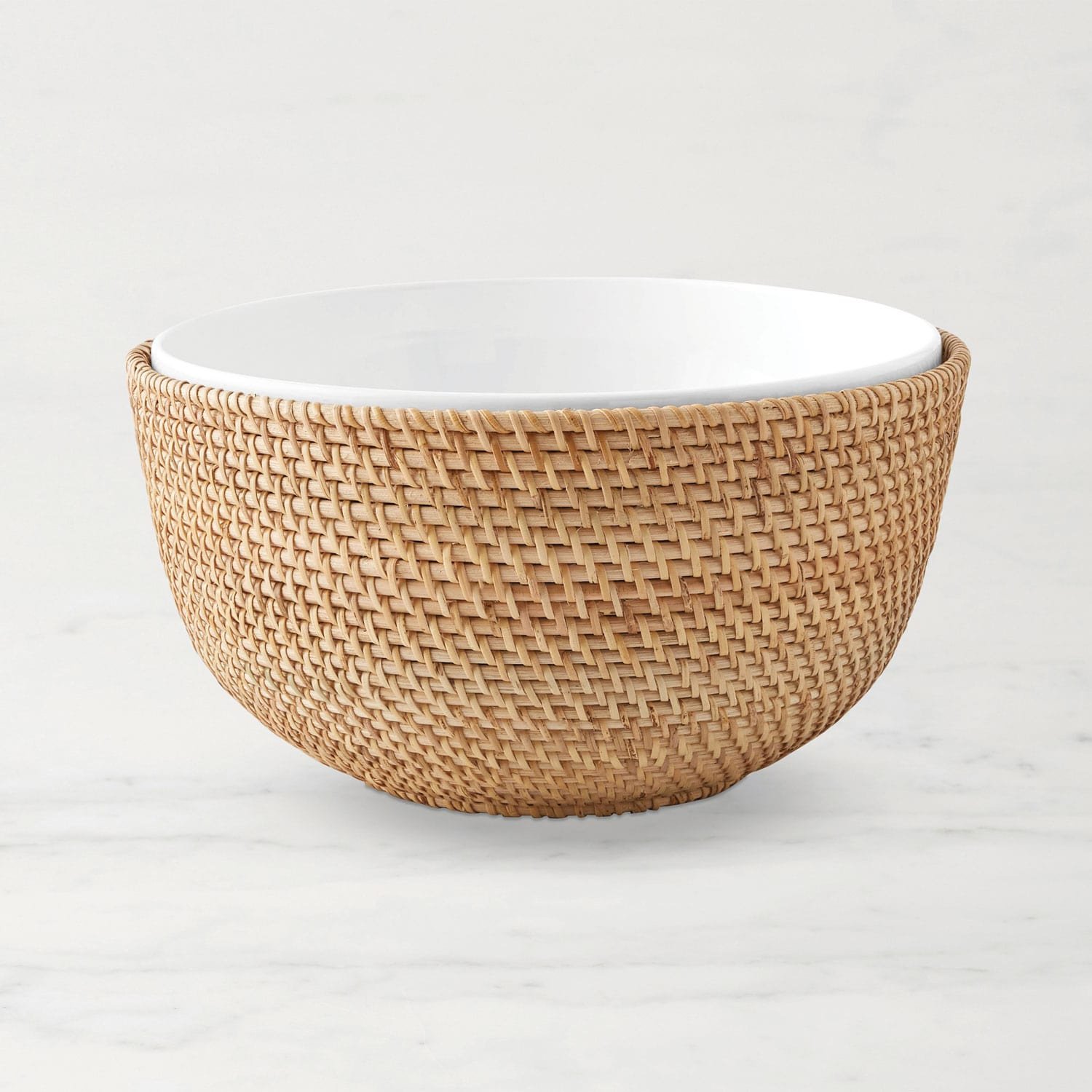 Light woven salad bowl Williams Sonoma wedding registry ideas