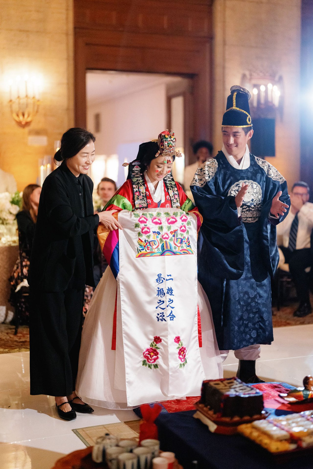 Korean Paebaek Ceremony at Reception, image size:1280x1920