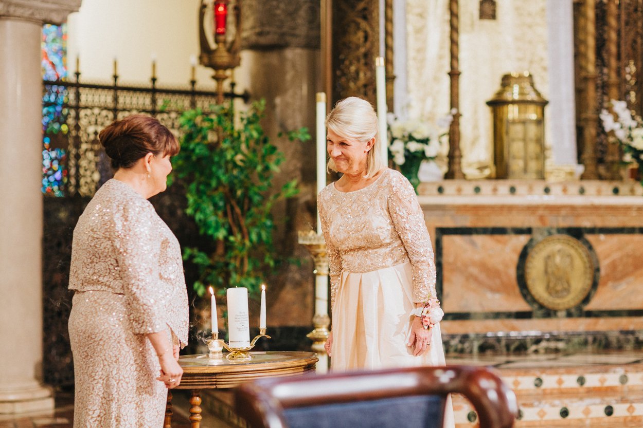 Mothers with the Unity Candle