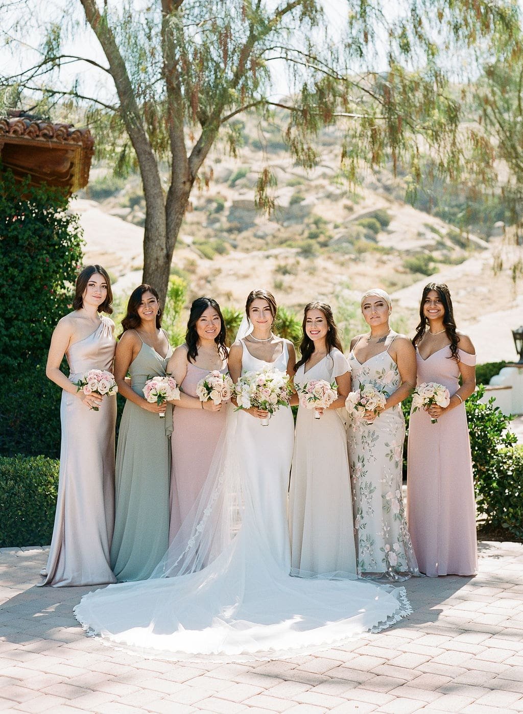 strapless open back dress Mismatched Bridesmaid Dresses