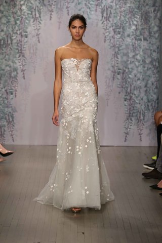 Look 10 by Monique Lhuillier Fall 2016 strapless-gown-with-flower-applique-by-monique-lhuillier-fall-2016