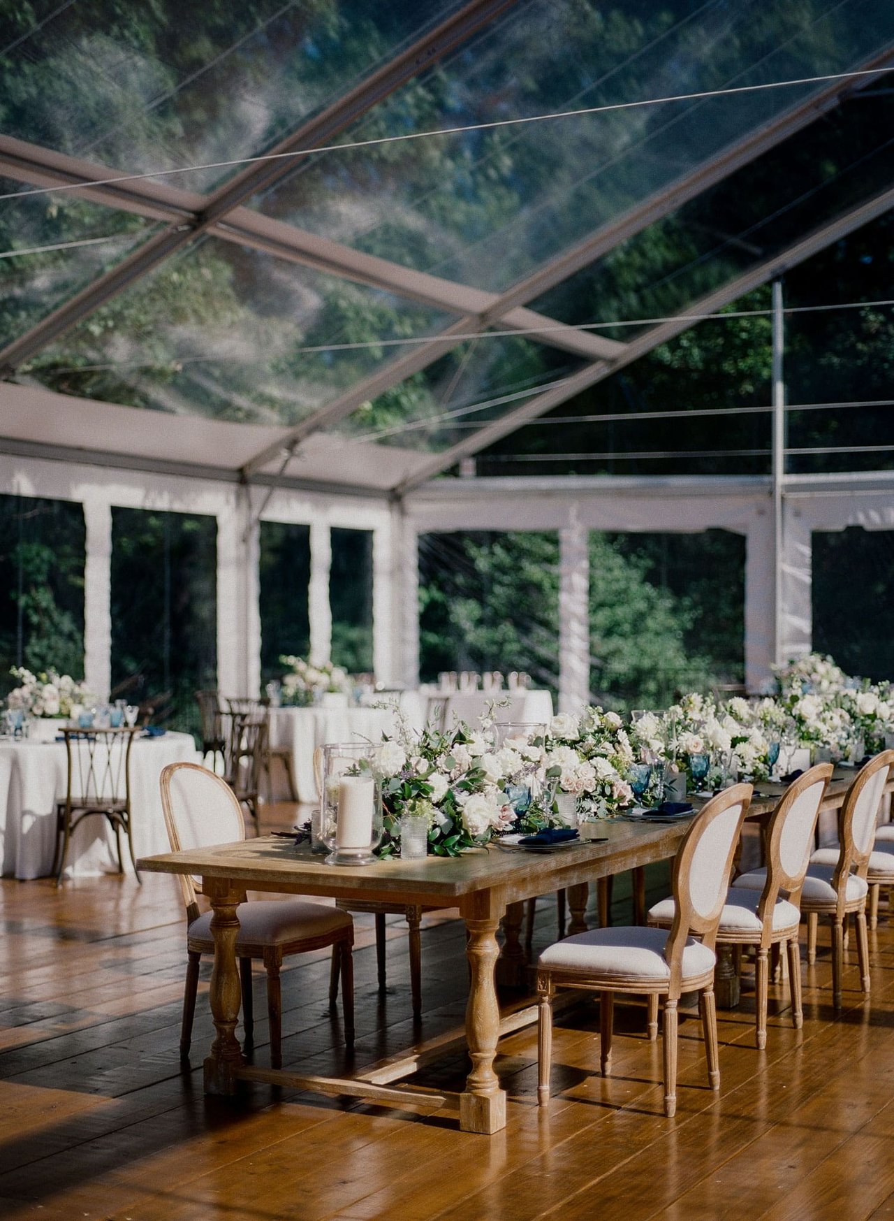 Rustic Elegant Backyard Tent Wedding