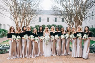 black fur wrap wedding