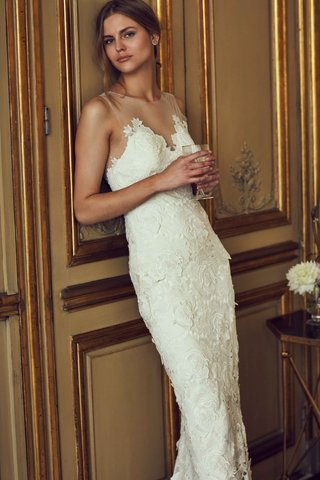 "Jolie" BHLDN Gown jolie-catherine-deane-bhldn-wedding-dress-with-illusion-neckline