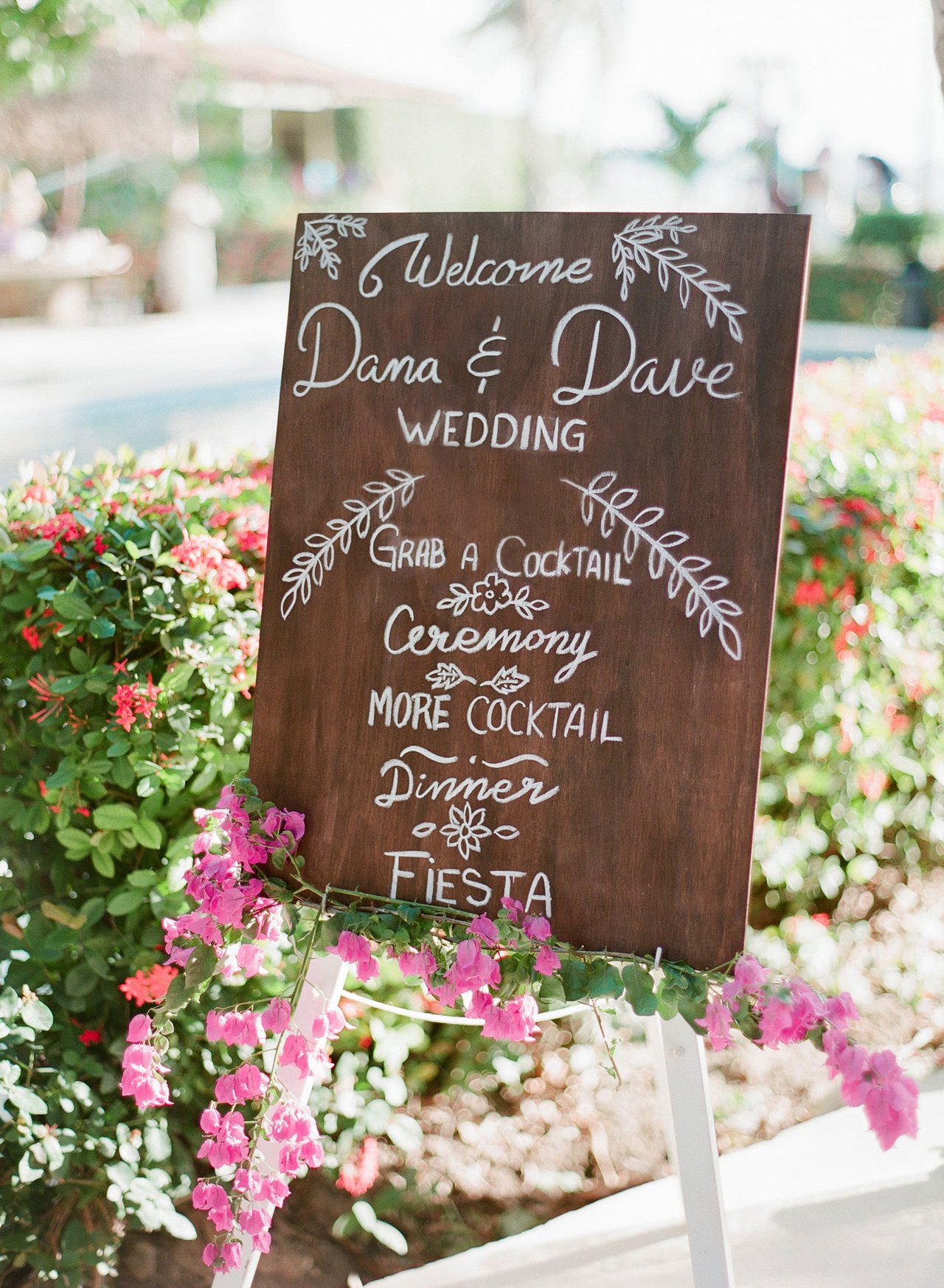 Wood Destination Wedding Signage