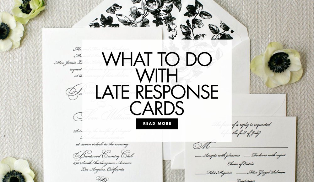 How to Handle Late RSVPs for Your Wedding