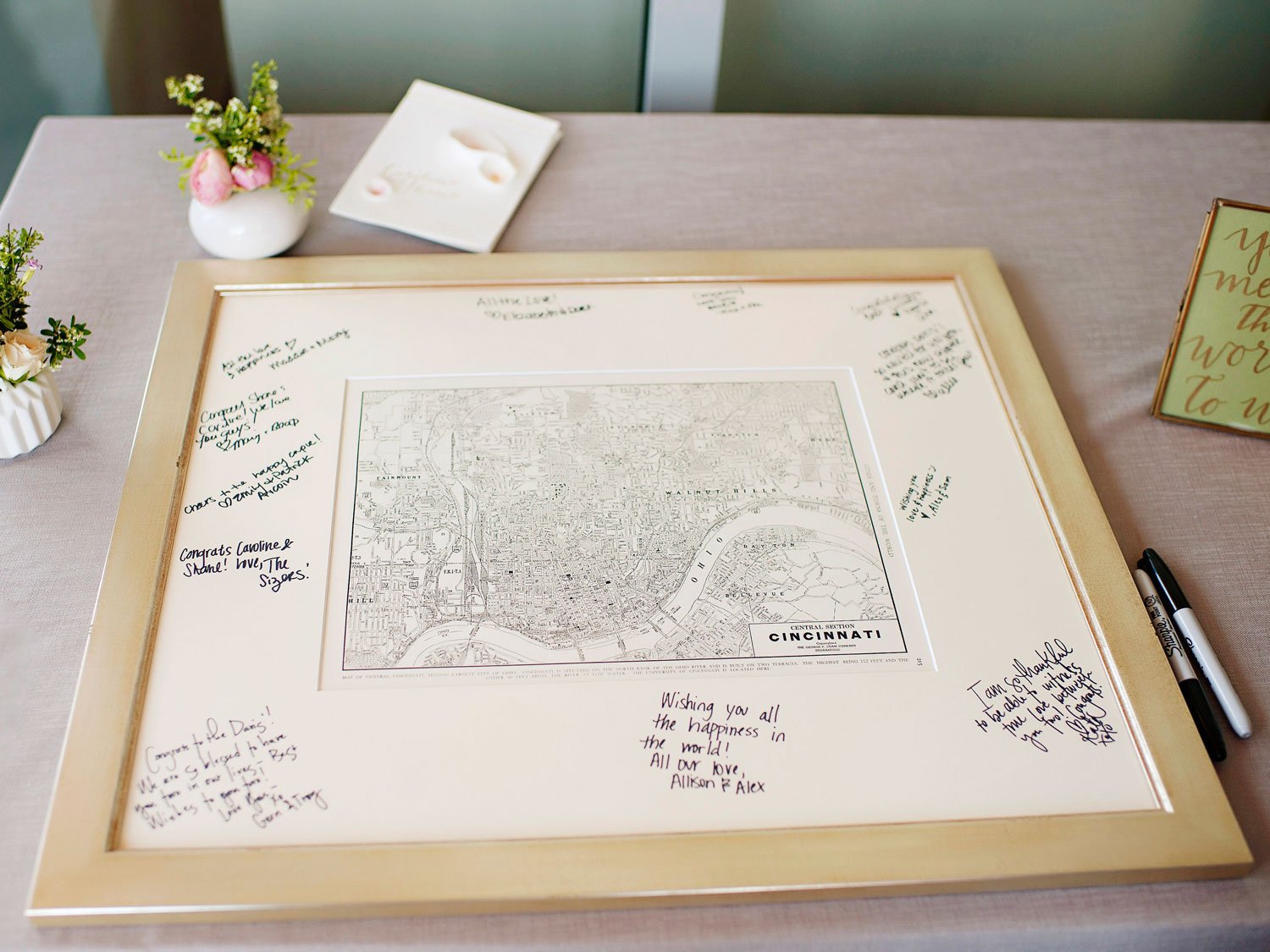 Map Guest Book Alternative