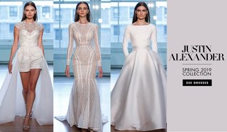 Contemporary and Opulent Looks from Justin Alexander Spring 2019 bridal-fashion-week-justin-alexander-spring-2019