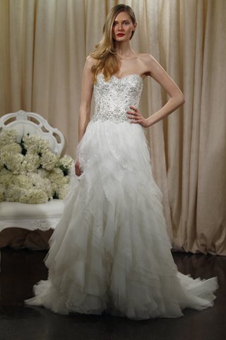 "Gwen" Dress gwen-dress-with-beaded-bodice-and-ruffled-layered-skirt-by-badgley-mischka