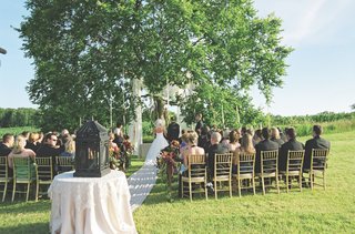 Countryside Outdoor Ceremony alfresco-ceremony-under-elm-tree-on-grass