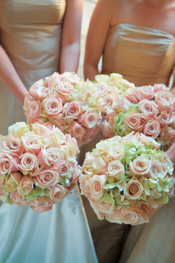 Bouquets Photos Pink Rose Bridesmaid Bouquets Inside Weddings