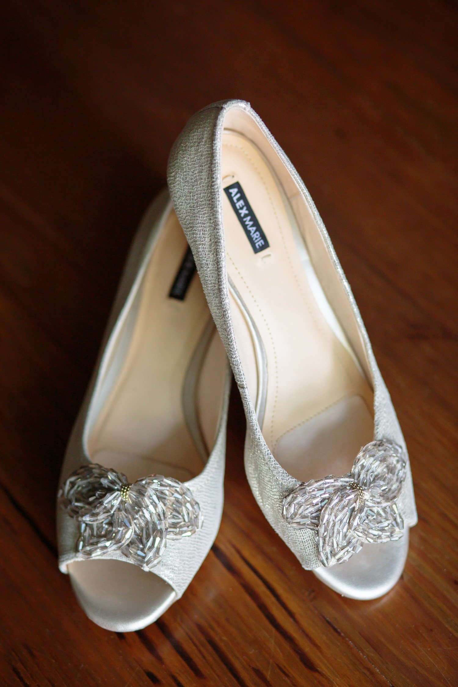 beaded bridal shoes